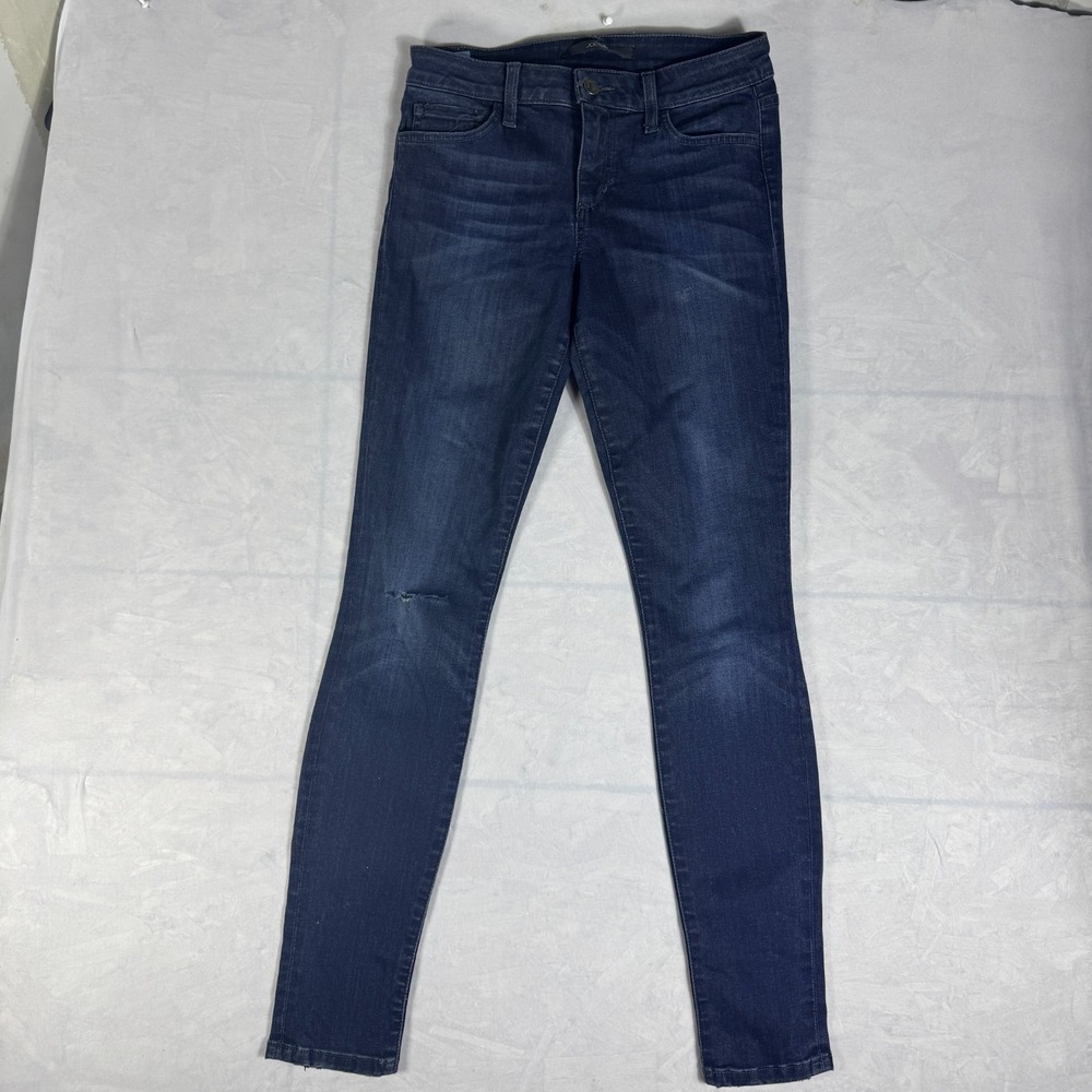 Joe's Womens Skinny Jeans Dark Blue Stretch Denim Comfort Modern Slim Fit 27‎